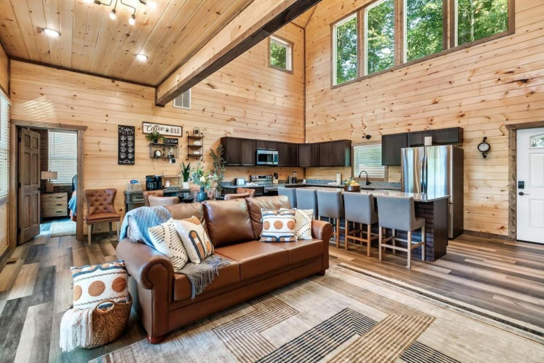 Tranquil Mountain Getaway By Ghosal Luxury Lodging Gatlinburg Bagian luar foto
