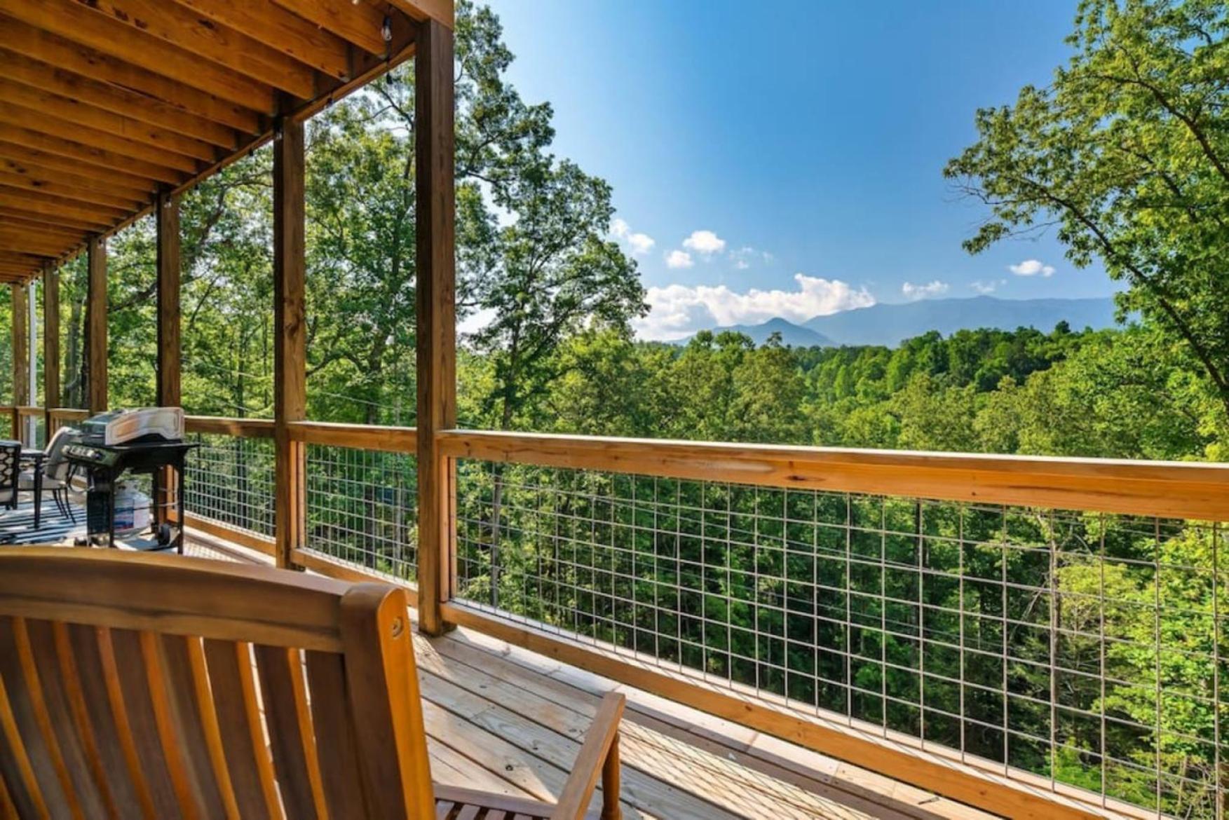 Tranquil Mountain Getaway By Ghosal Luxury Lodging Gatlinburg Bagian luar foto