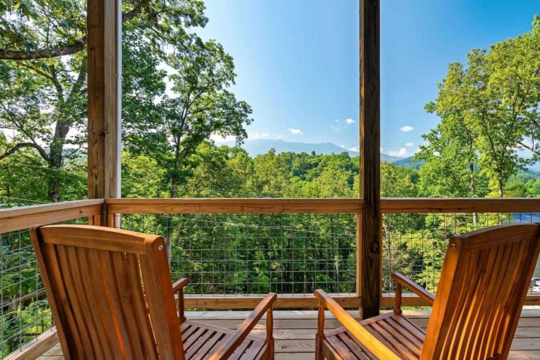 Tranquil Mountain Getaway By Ghosal Luxury Lodging Gatlinburg Bagian luar foto