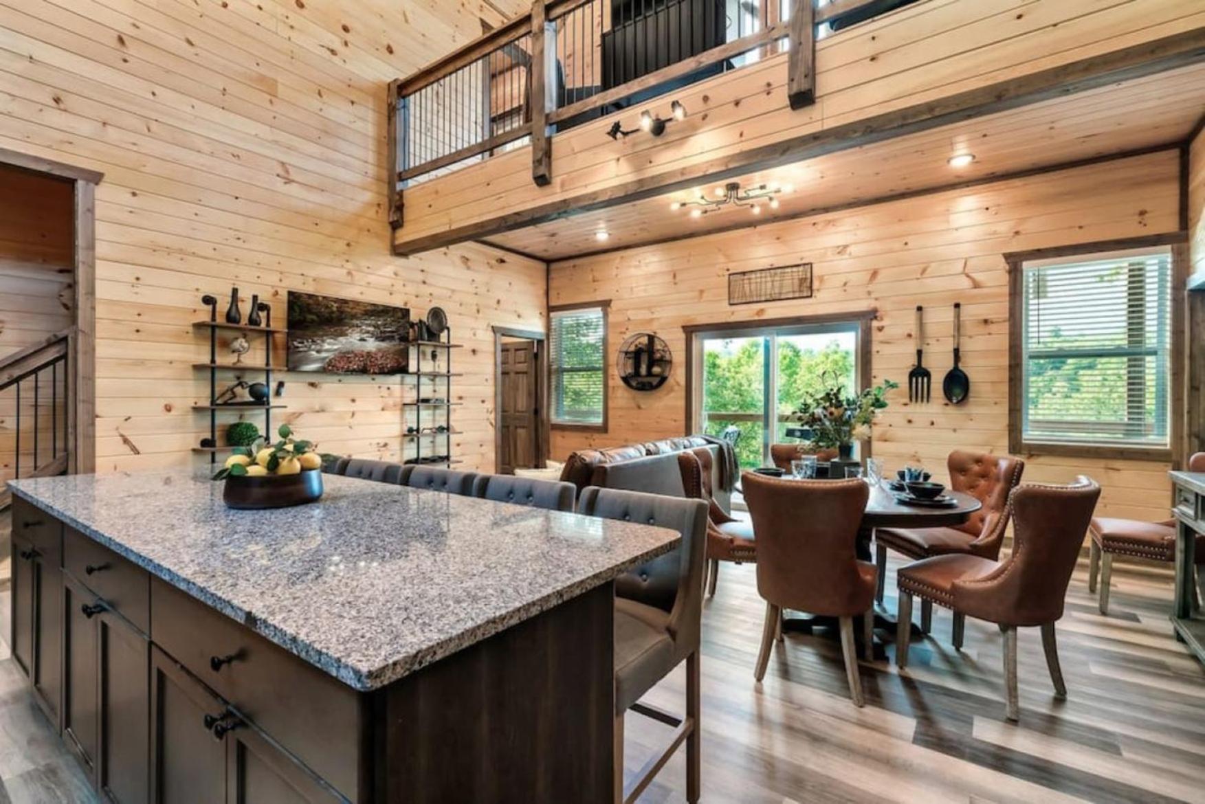 Tranquil Mountain Getaway By Ghosal Luxury Lodging Gatlinburg Bagian luar foto