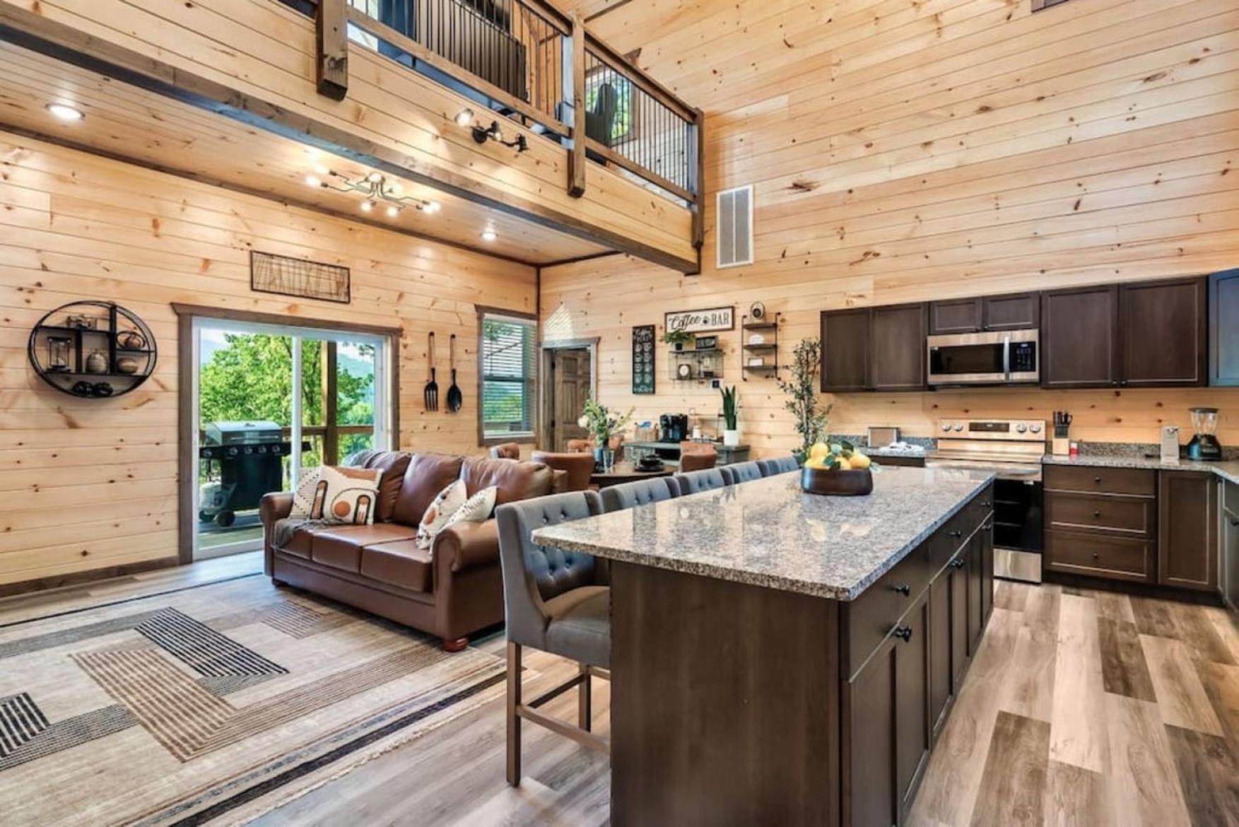 Tranquil Mountain Getaway By Ghosal Luxury Lodging Gatlinburg Bagian luar foto