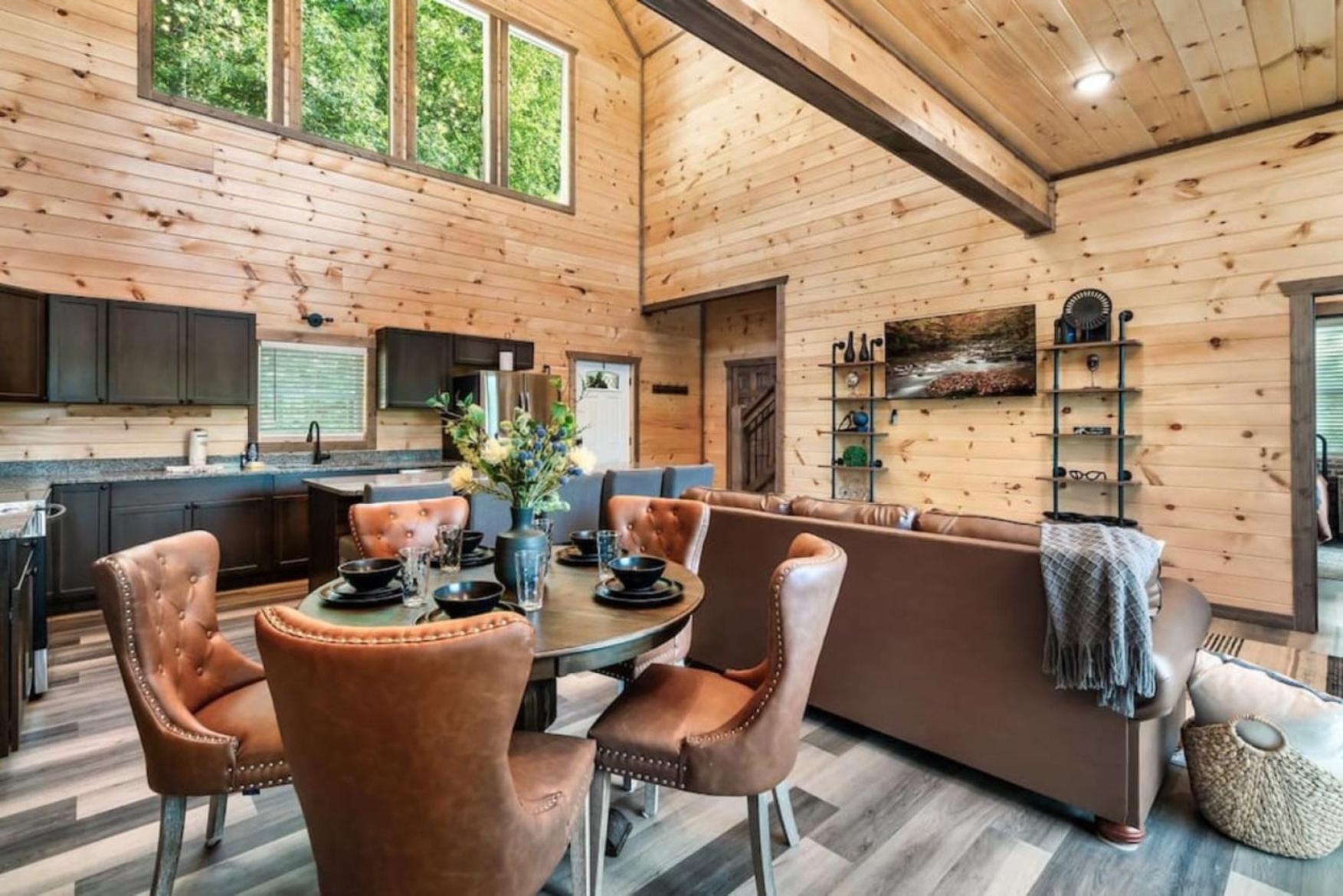 Tranquil Mountain Getaway By Ghosal Luxury Lodging Gatlinburg Bagian luar foto