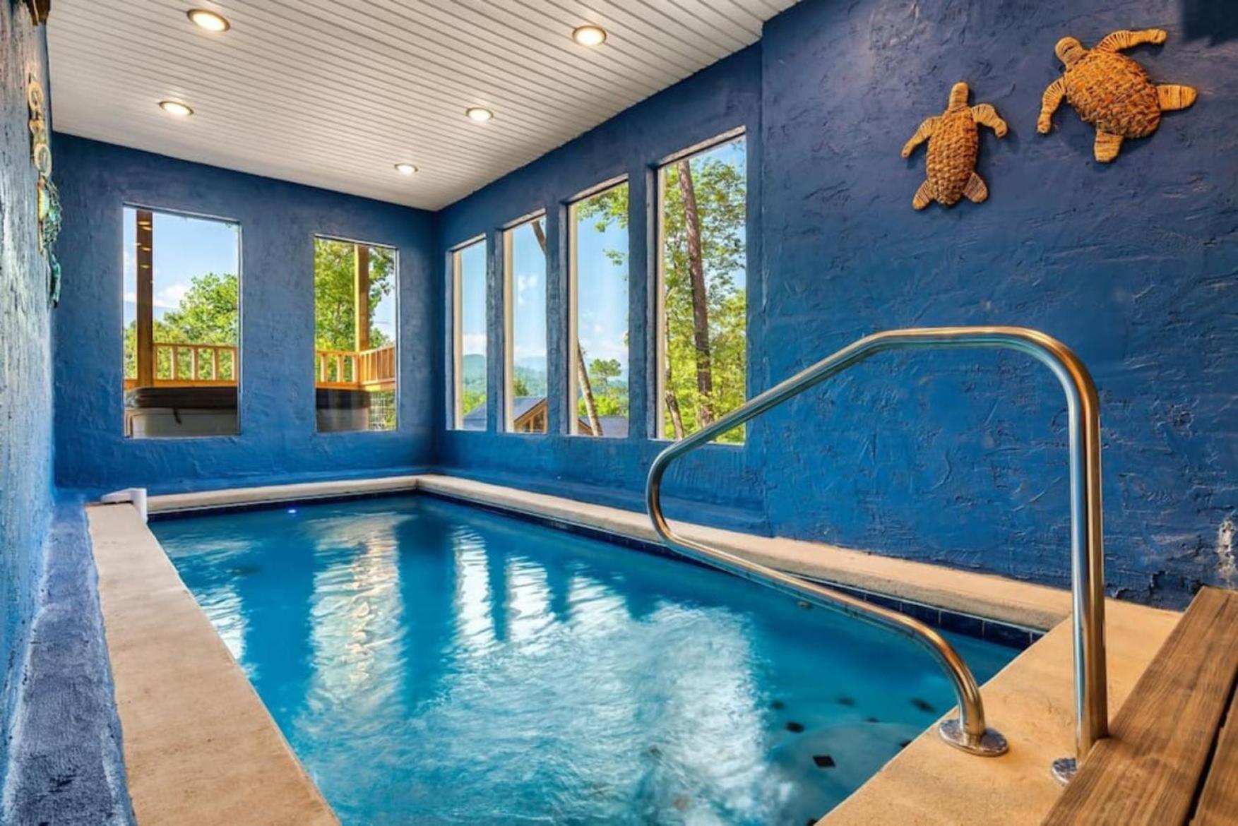 Tranquil Mountain Getaway By Ghosal Luxury Lodging Gatlinburg Bagian luar foto